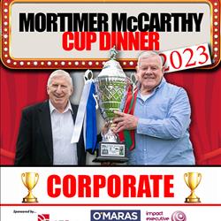 Mortimer McCarthy Cup Dinner Sponsorship Opportunities